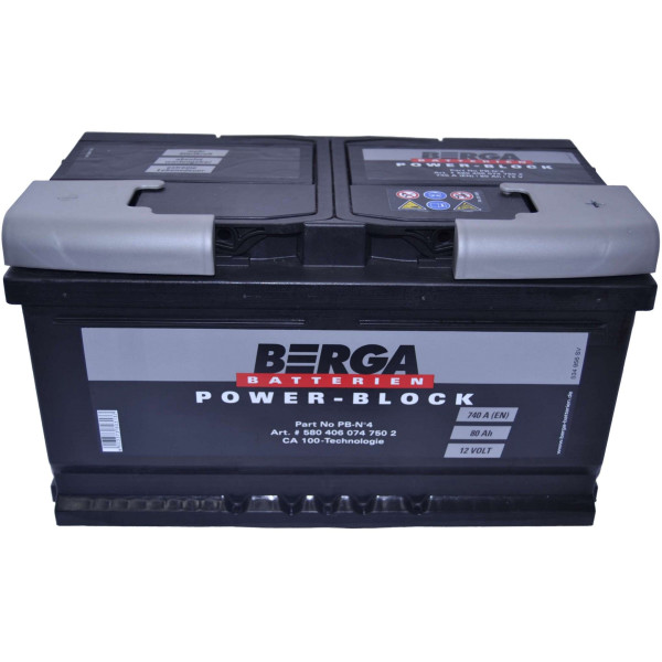 

BERGA Power Block 80АН (740EN) 580406074