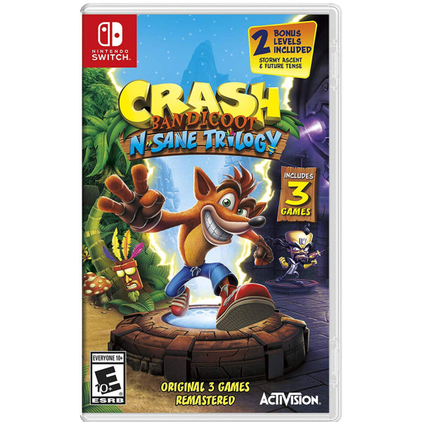 

Картридж с игрой Для Nintendo Switch Crash Bandicoot N’sane Trilogy