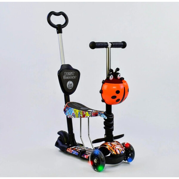 

Самокат Best Scooter 15600 Черно - оранжевый Mini 74071