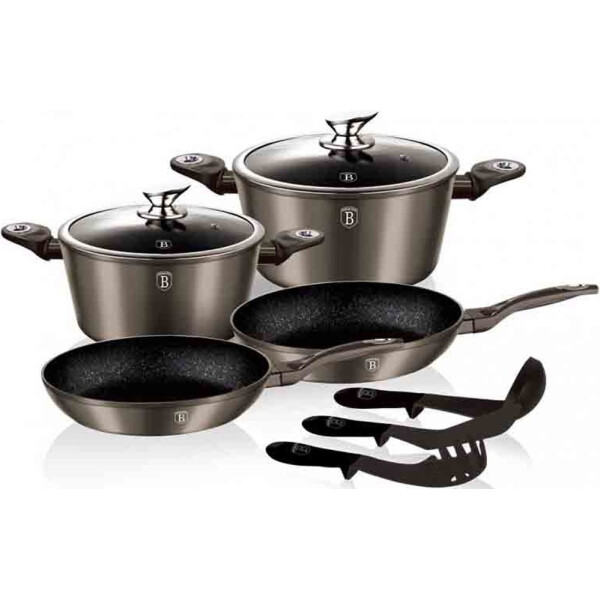 

Набор посуды Berlinger Haus Carbon Metallic Line 9 предметов BH-1227N