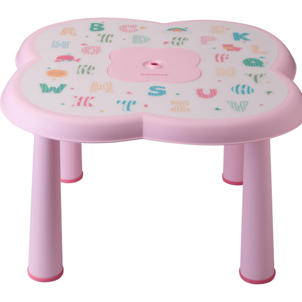 

Детский столик Babyhood ABC розовый (BH-509P)