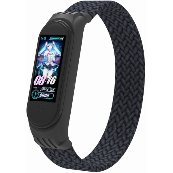 

ArmorStandart Braided Solo Loop для Xiaomi Mi Band 4/5/6 Charcoal size L