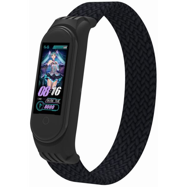 

ArmorStandart Braided Solo Loop для Xiaomi Mi Band 4/5/6 Black size L