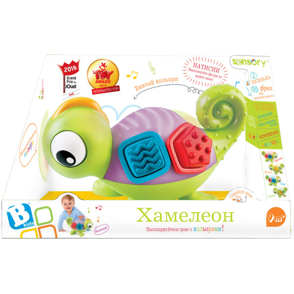 

Обучающая игрушка B kids Sensory Хамелеон (005215S)