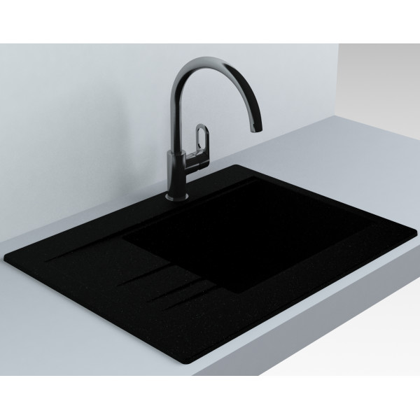 

Кухонная мойка MIRAGGIO BODRUM 650 650х500х210 black