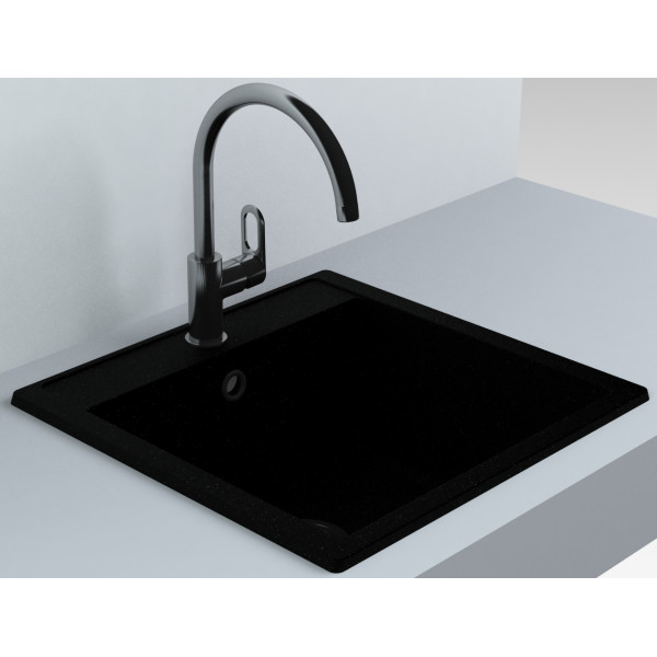 

Кухонная мойка MIRAGGIO BODRUM 510 510х500х210 black