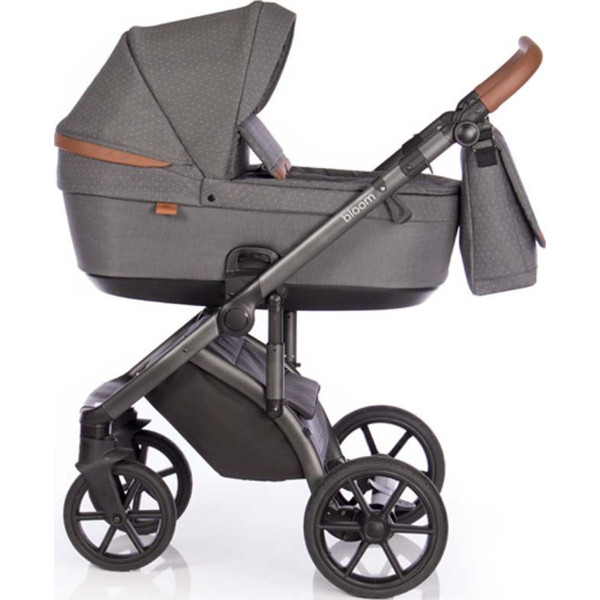 

Детская коляска универсальная 2 в 1 ROAN Bloom Black dots