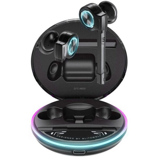 

Беспроводные Bluetooth наушники BlitzWolf BW-FLB3 со съемным микрофоном (Черный)