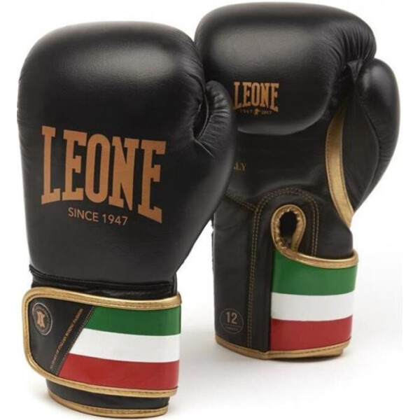 

Боксерские перчатки Leone Italy Black 12 ун.(1801_500084)