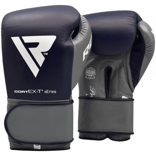 

Боксерские перчатки RDX Leather Pro C4 Blue 14 ун.(2390_40267)
