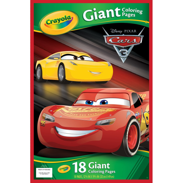 

Большая раскраска Crayola Giant Тачки-3 (04-0126)