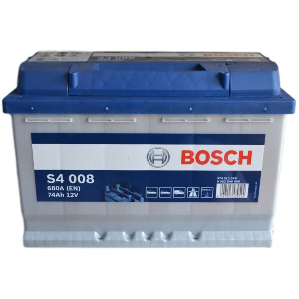 

Bosch S4 SILVER 74 А*ч -/+ 680A (0092S40080)