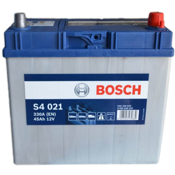 

Автомобильный аккумулятор BOSCH 6СТ-45 АЗИЯ Евро (S4021)