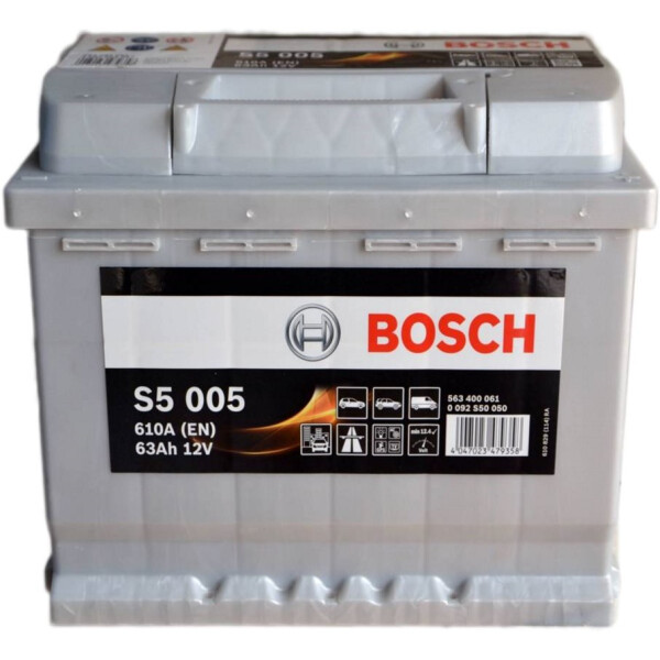 

Bosch S5 SILVER 63 А*ч -/+ 610A (0092S50050)