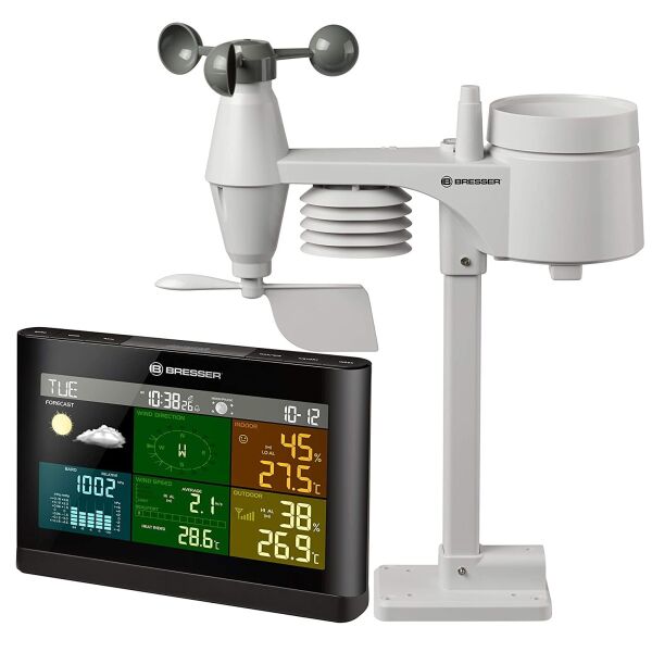 

Метеостанция Bresser Weather Center 5-in-1 Comfort Colour Black (7002550CM3000)