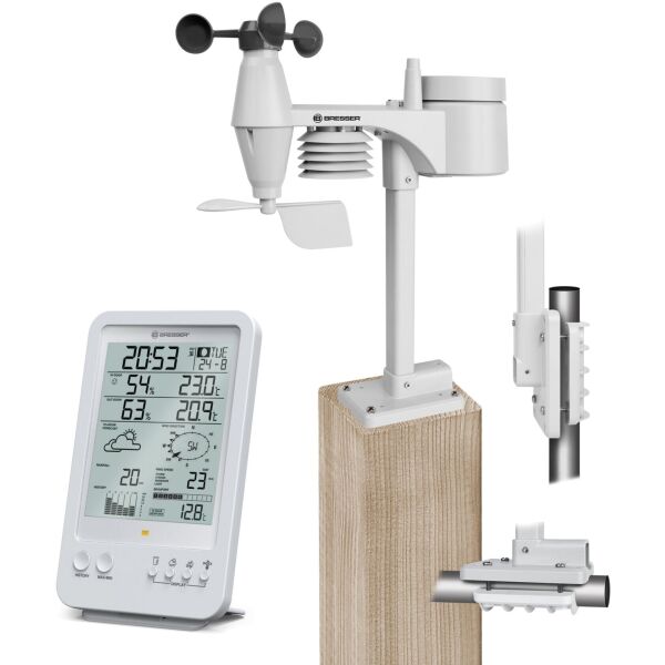 

Метеостанция Bresser Weather Center 5-in-1 White (7002511)