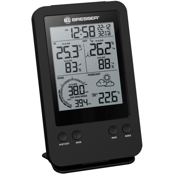 

Метеостанция Bresser Wind Gauge 3-in-1 Profi Black (7002531)