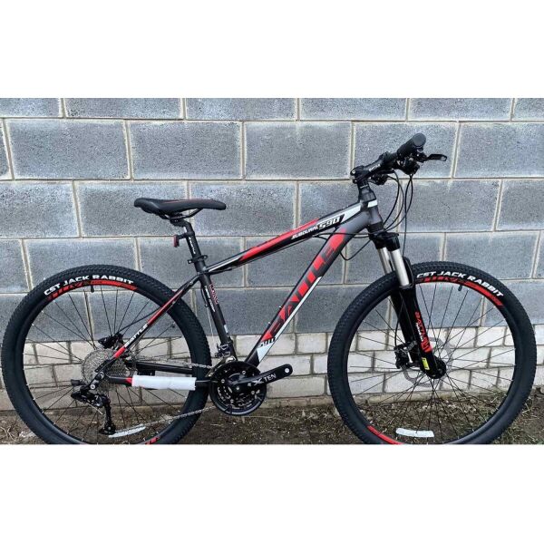 Акція на Велосипед горный BATTLE Subdural 590 27,5" серый с красным рама 17" від Allo UA