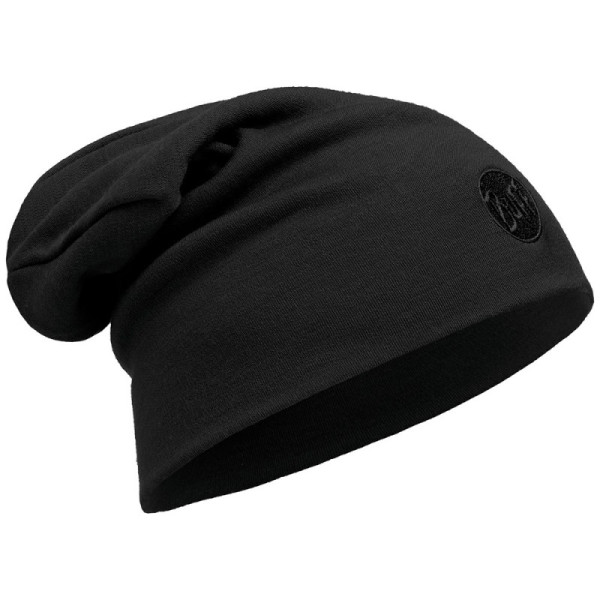 

Buff Heavyweight Merino Wool Loose Hat Solid Black (111170.999.10.00)