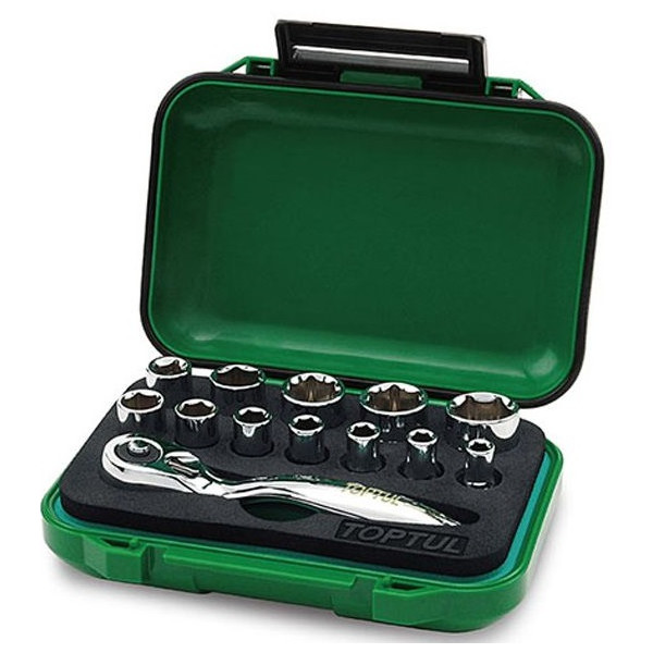 

Набор торцевых головок Toptul 1/4 "13 пр. (GABW1301)