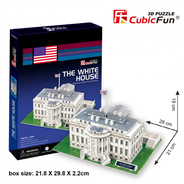 

Конструктор 3D пазл Cubic Fun Белый дом (C060h)