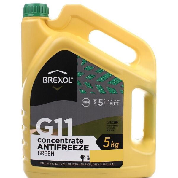 

Антифриз BREXOL GREEN G11 Antifreeze зеленый 5kg