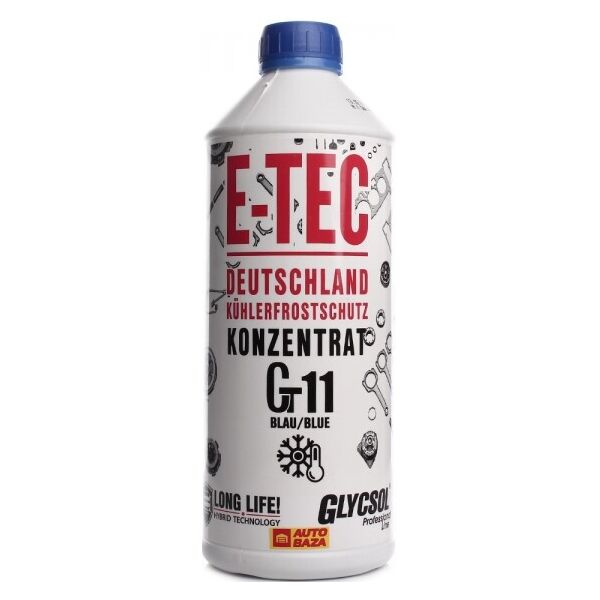 

Антифриз концентрат Gt11Glycsol E-TEC 1,5 кг. синий