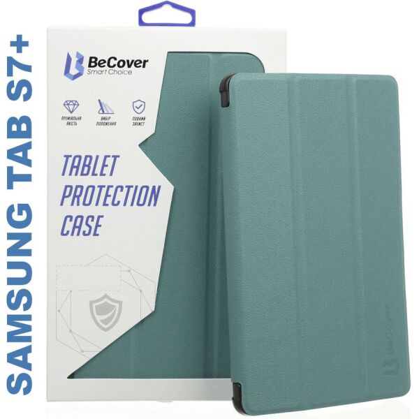 

BeCover Smart Case для Samsung Galaxy Tab S7 Plus (SM-T975) Dark Green (705227)