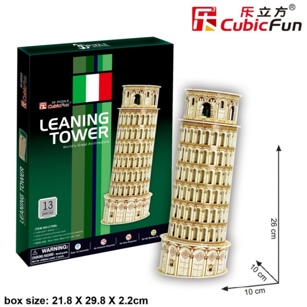 

Конструктор 3D пазл Cubic Fun Пизанская Башня (C706h)