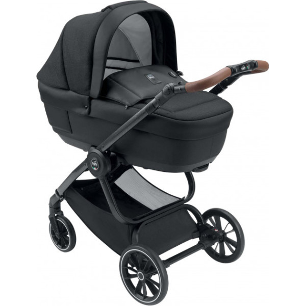 

Детская коляска универсальная 2 в 1 Cam Techno Soul рама черный карбон, цвет черный (805T / V98 / 970 / 500K)