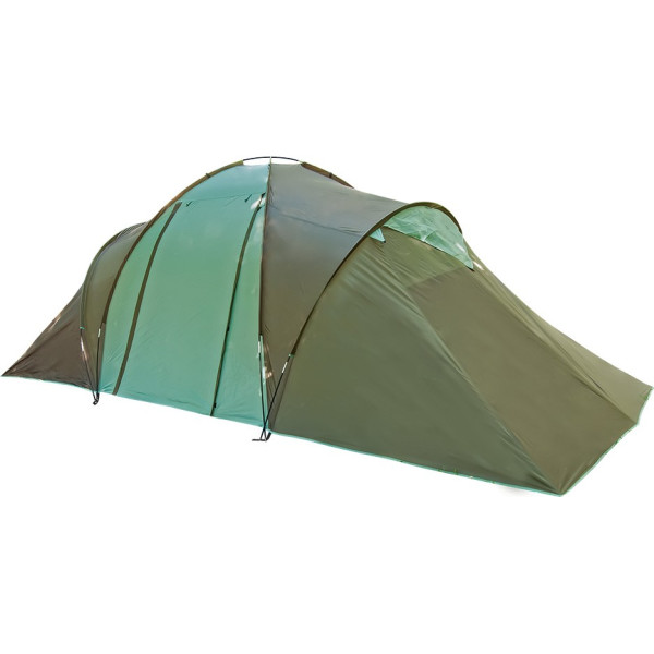 

Палатка Time Eco Camping 6 зеленый/бежевый