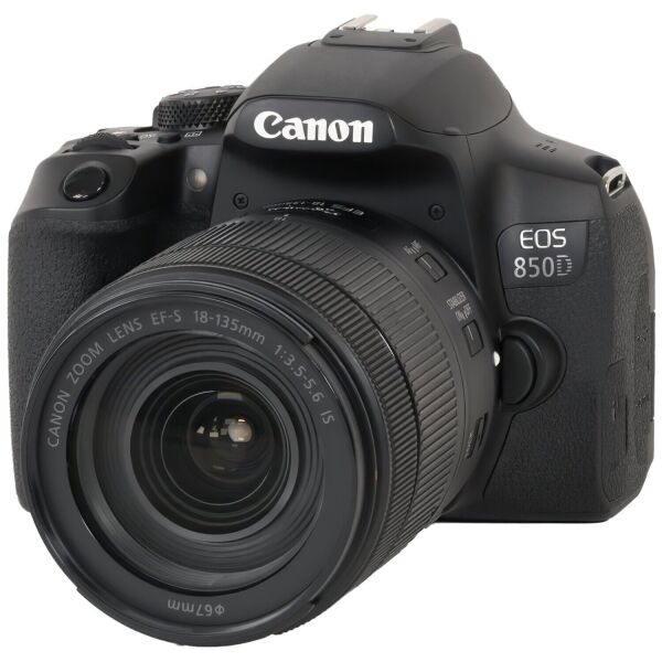 Акция на Фотоаппарат Canon EOS 850D kit 18-135 IS nano USM Black от Allo UA