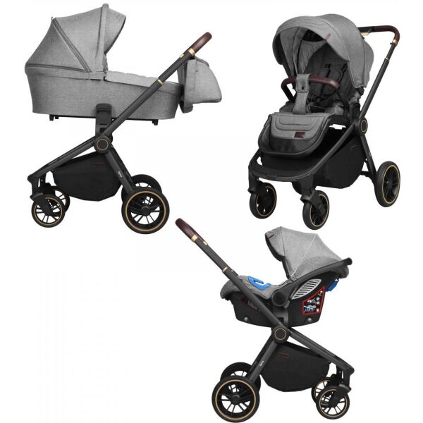 

Универсальная коляска Carrello Epica 3в1 CRL-8511/1 Silver Grey