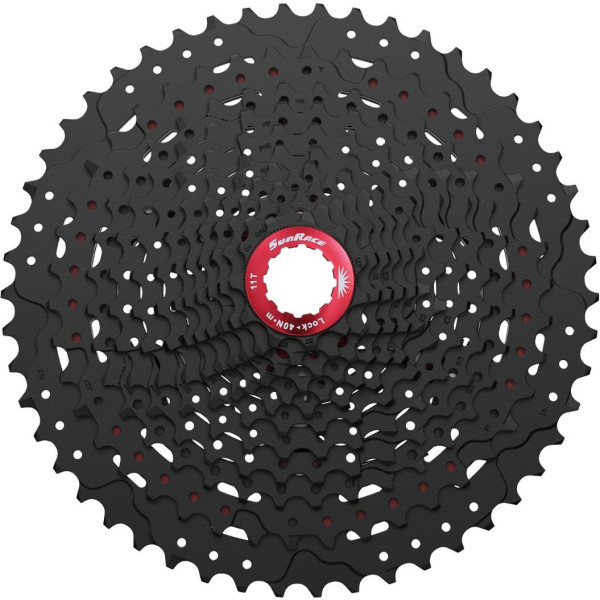 

инд. 12-k 11-50T SUN RACE MZ90 MTB, Black Chrome (CAS-79-61)