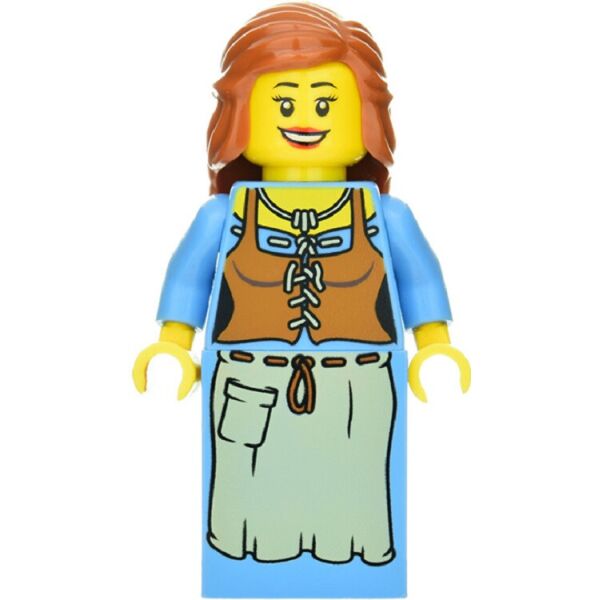 

LEGO Castle Peasant, Maiden (cas490-used)