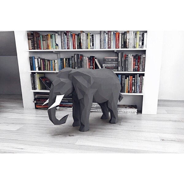 

Бумажная модель 3Decor Papercraft Слон (53)