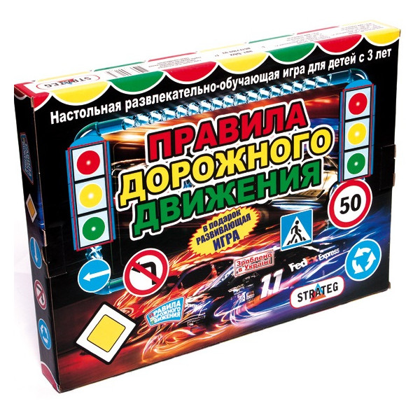 

Настольная игра Strateg Бродилки: Правила дорожного движения (662)