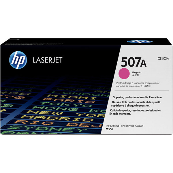 

Картридж HP LaserJet Enterprise 500 Color CE403A magenta