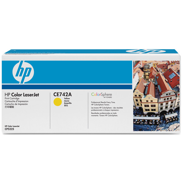 

Картридж HP CLJ CE742A yellow