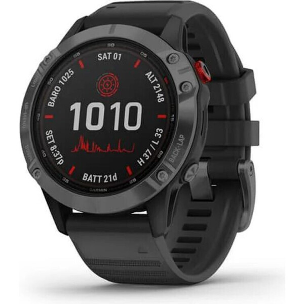 

Garmin Fenix 6 Pro Solar Gray with Black Band (010-02410-14)