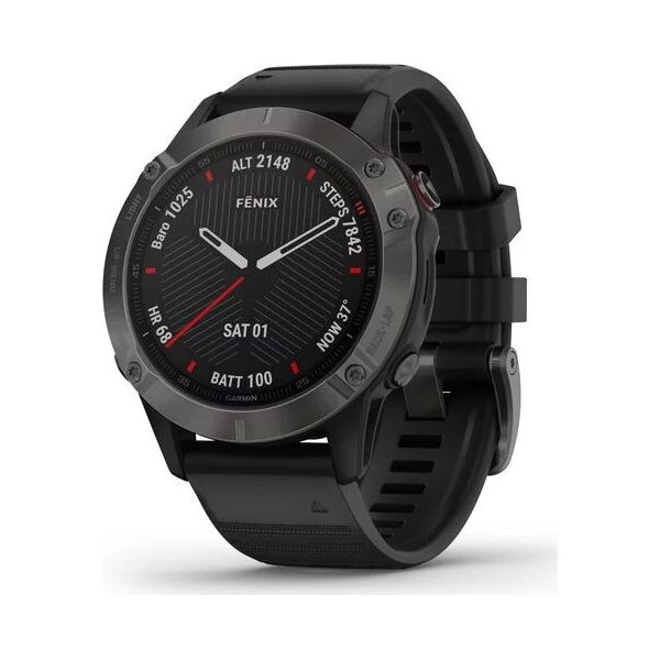 

Garmin Fenix 6 - Carbon Gray DLC with Black Band