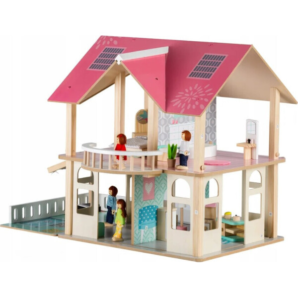 

Кукольный домик Ecotoys Dreams + 4 куклы