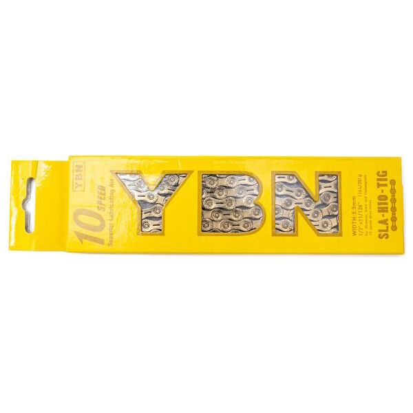 

Цепь 10ск. 116зв. Gold YBN SLA-H10 с замком(11444)