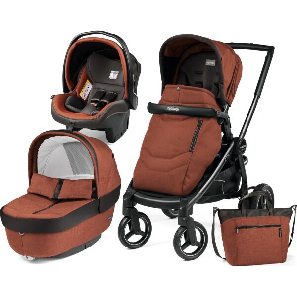 

Коляска универсальная Peg-Perego 3 в 1 Book Plus Terracotta