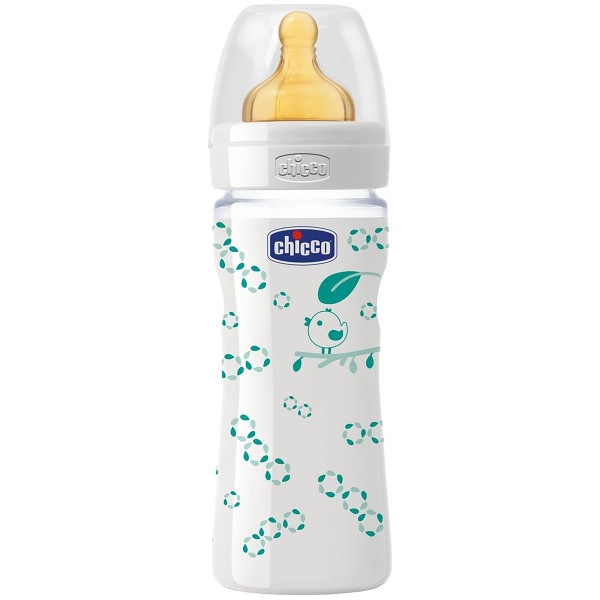 

Бутылочка Chicco Well-Being c латексной соской 0+ 240 мл (20720.30)