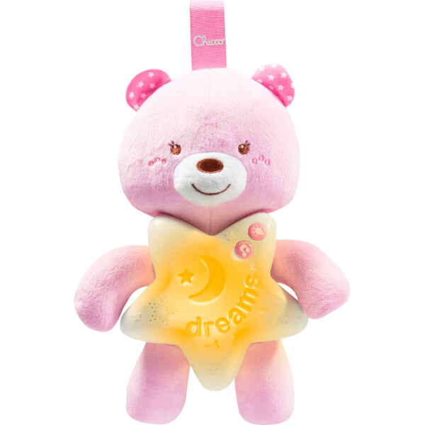 

Музыкальная игрушка Chicco Goodnight Bear Розовый (09156.10)