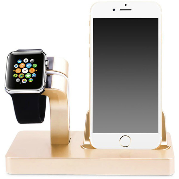 

золотая CinkeyPro Charger Dock для Apple Watch и iPhone