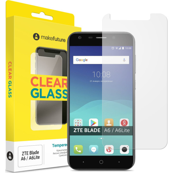 

Защитное стекло MakeFuture для ZTE Blade A6