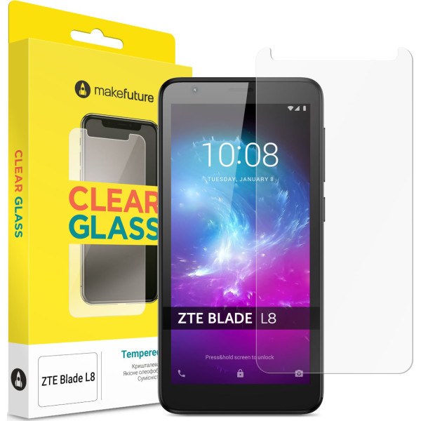 

Защитное стекло MakeFuture для ZTE Blade L8