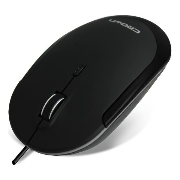 

Мышь Crown CMM-21 USB black/silver